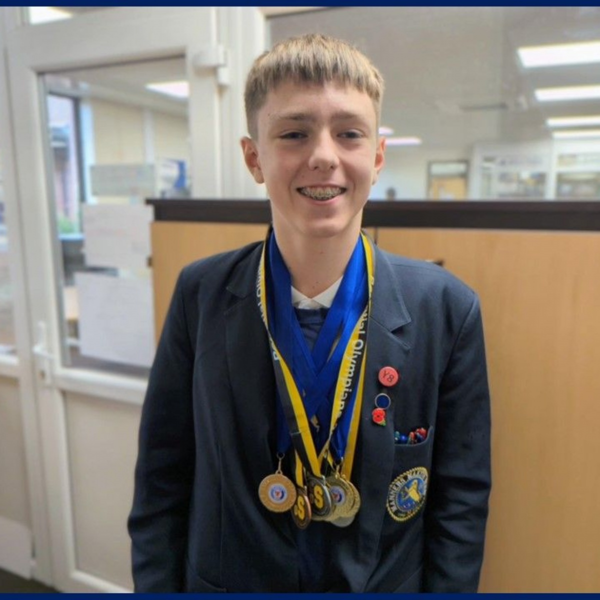 Urmston grammar school matthew s swimming success